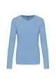 Dames T-shirt lange mouw Kariban K383 SKY BLUE
